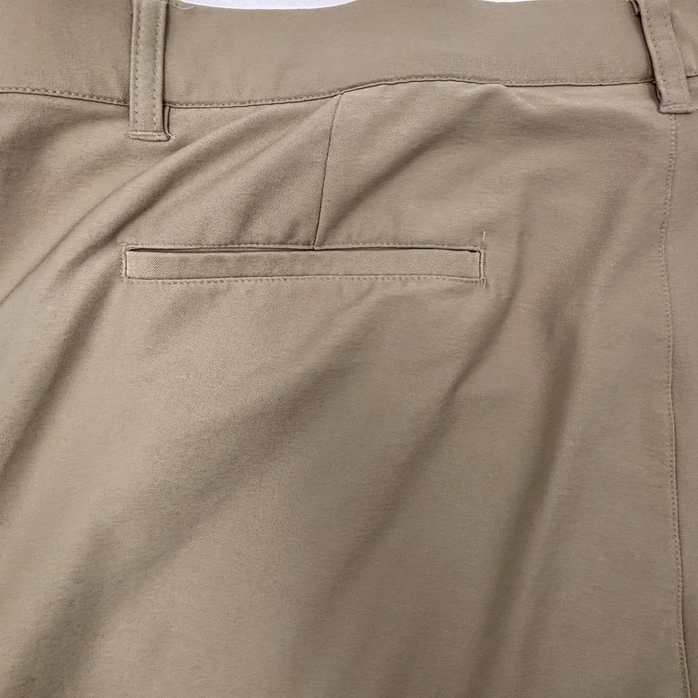 Adidas Golf Pants Mens 38x30 Khaki Tan Ultimate 365 Flat Front Pro